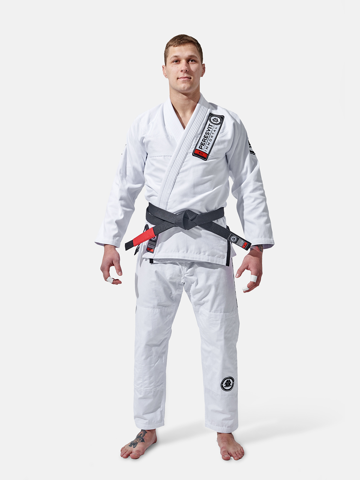 Mens Immortal BJJ Gi White