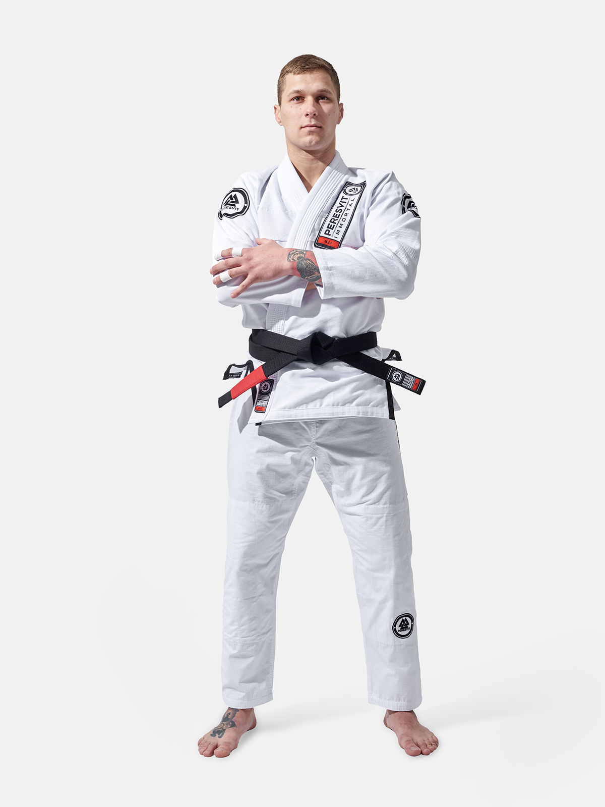 Mens Immortal BJJ Gi White, Photo No. 3