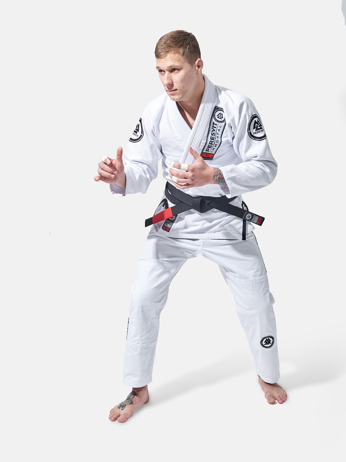 Mens Immortal BJJ Gi White, Photo No. 5