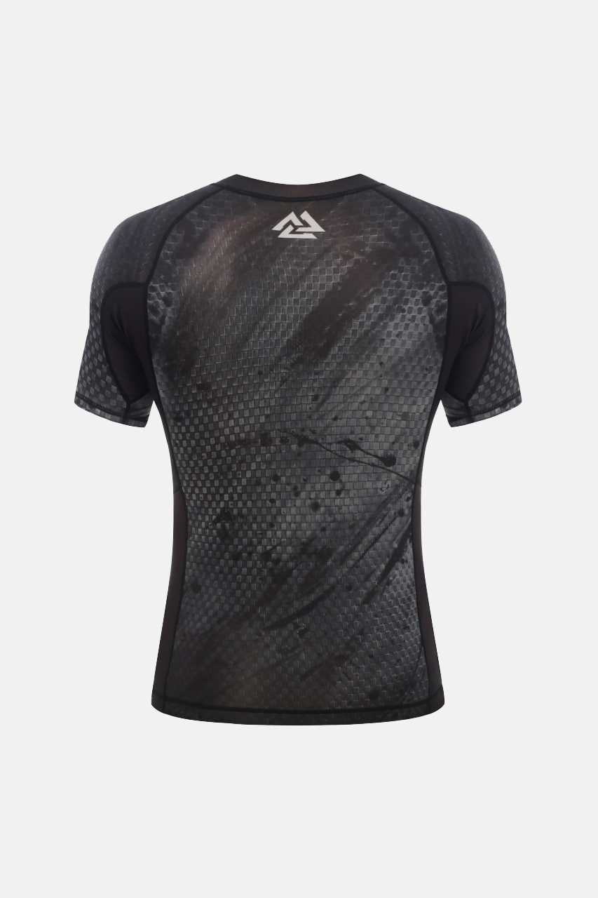 Immortal 2.0 Rashguard Short Sleeve Black Rain, Photo № 2