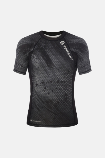 Immortal 2.0 Rashguard Short Sleeve Black Rain