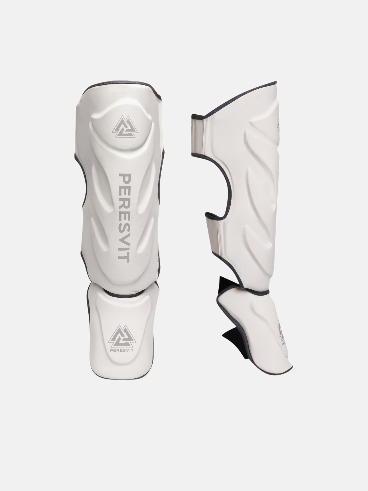 Flame Shinguards White Grey
