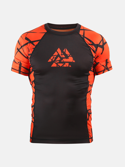 Peresvit Rival Rashguard Orange Shortsleeve