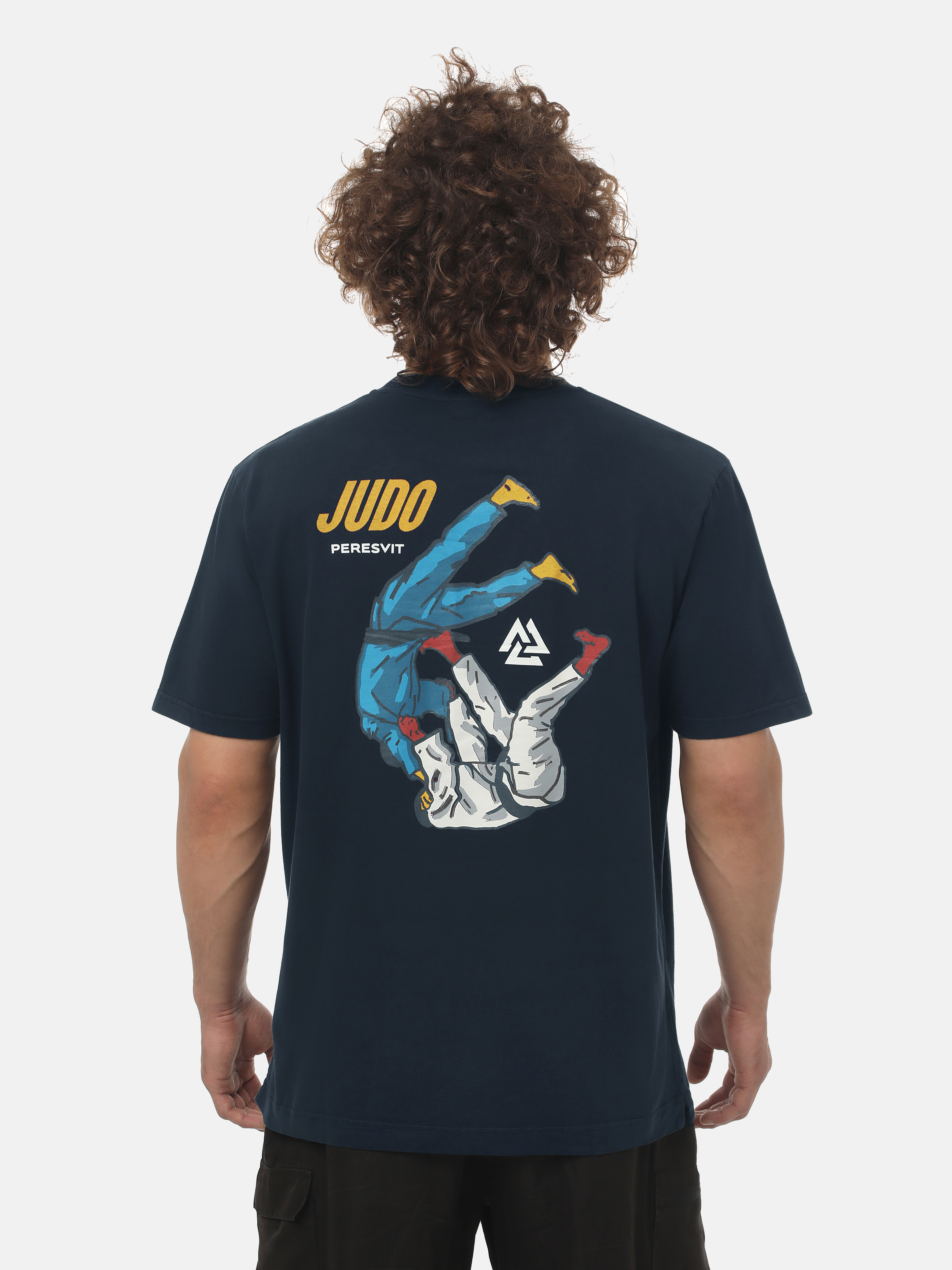 Peresvit Judo T-shirt Regular Navy Blue, Photo № 2