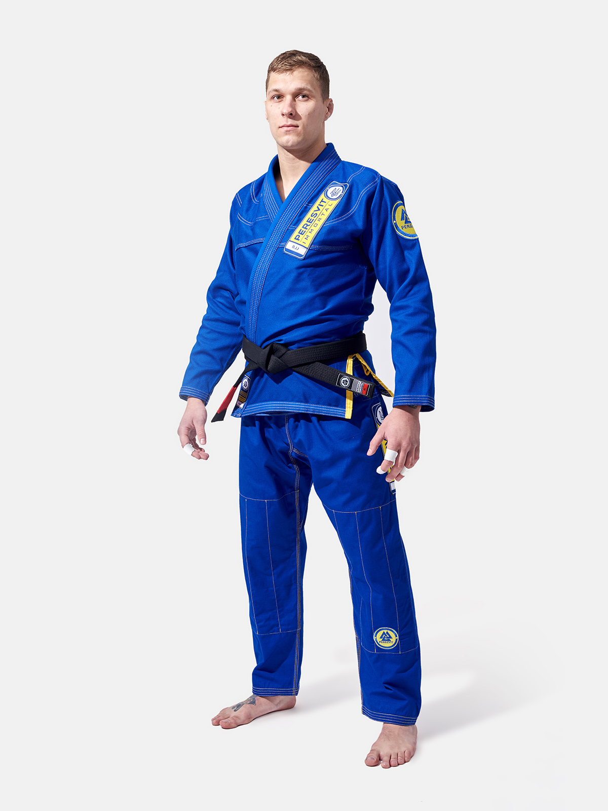 Mens Immortal BJJ Gi Ukraine Edition, Photo No. 4