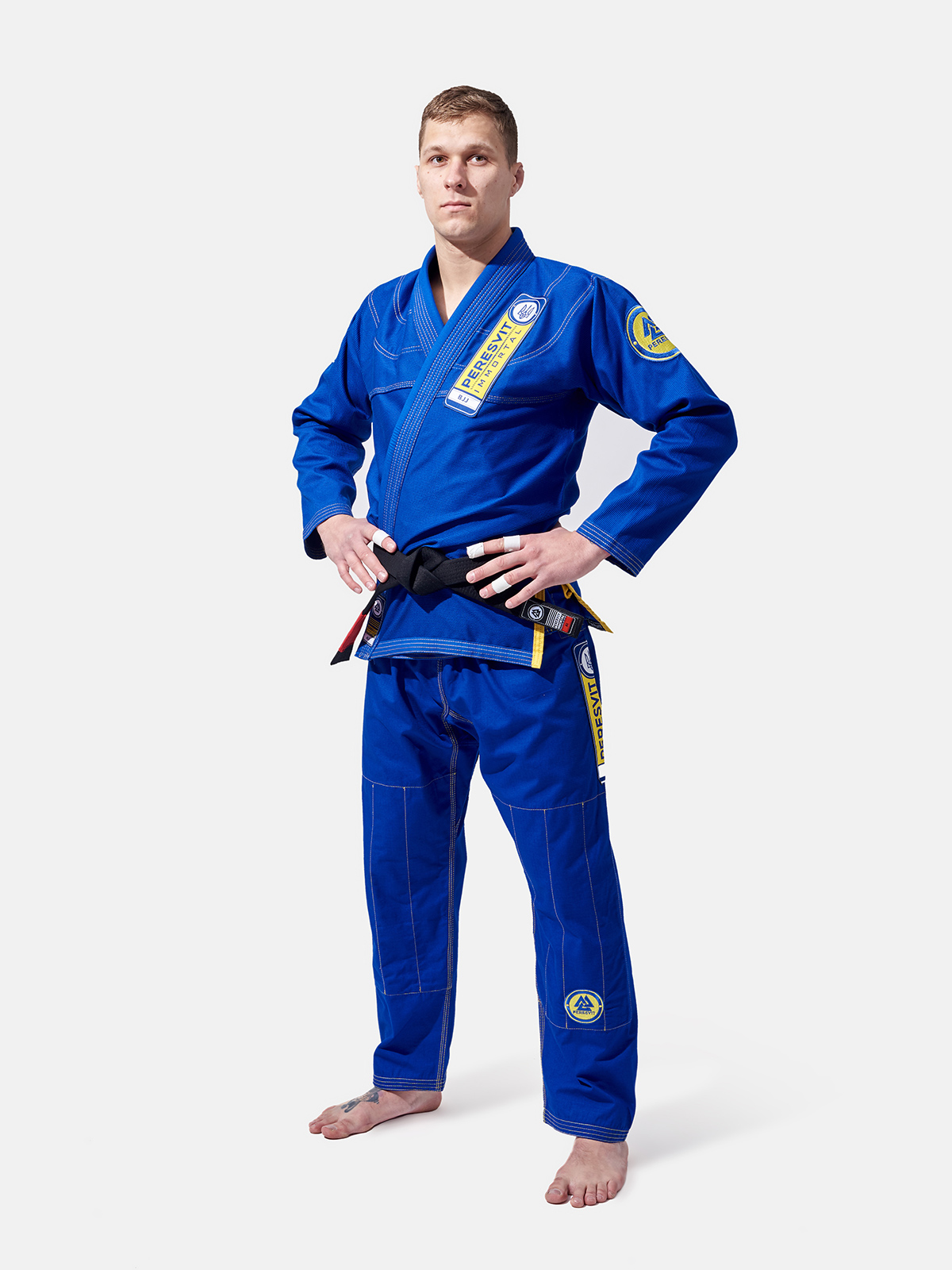 Mens Immortal BJJ Gi Ukraine Edition, Photo No. 3