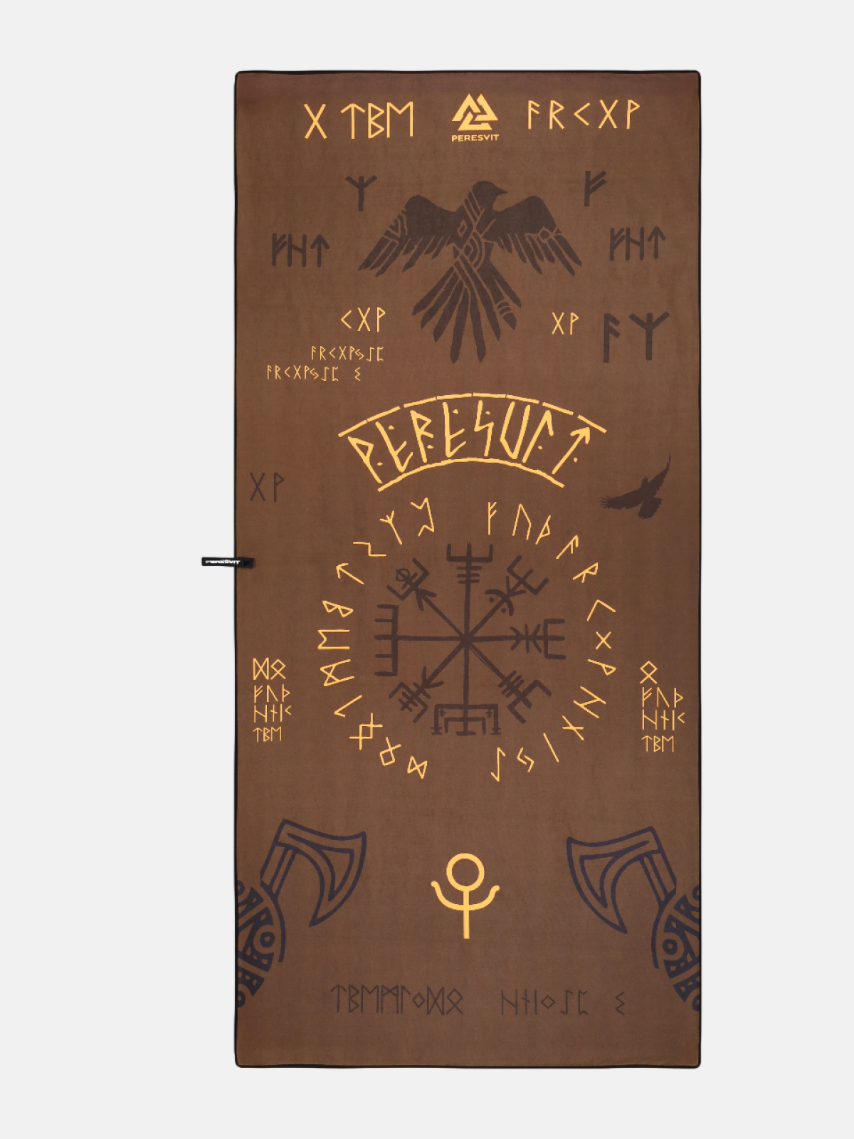 Valhalla Sport Towel Brown Gold