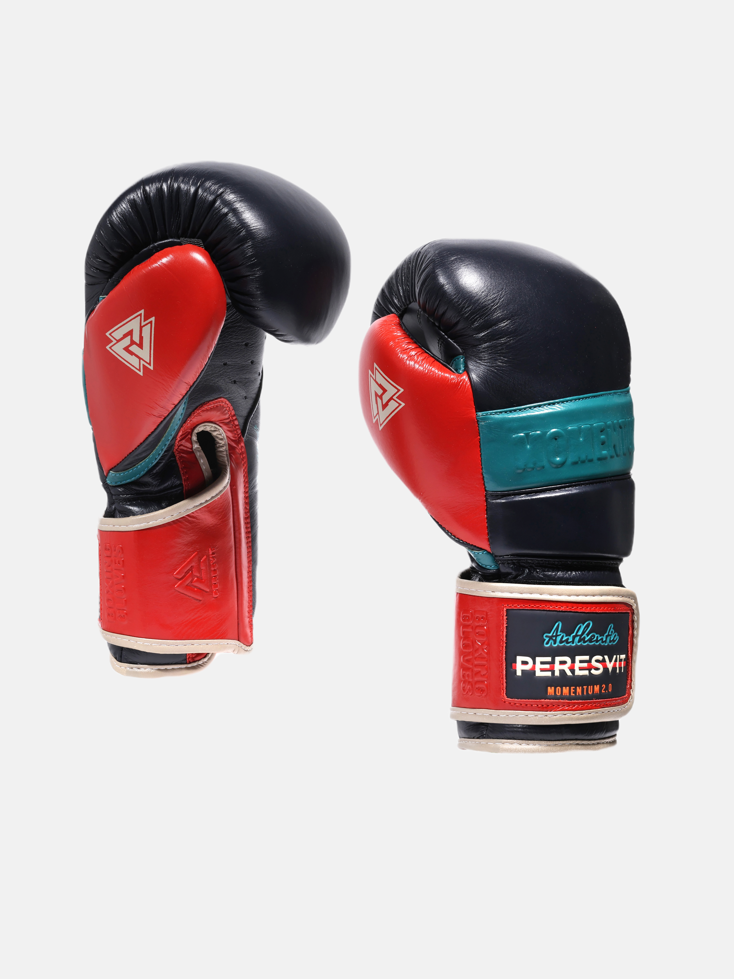 Momentum Leather Boxing Gloves Deep Blue, Photo № 3