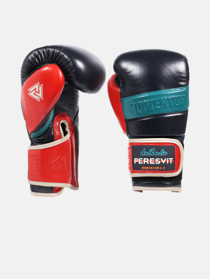 Momentum Leather Boxing Gloves Deep Blue