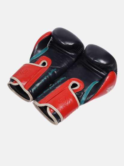 Momentum Leather Boxing Gloves Deep Blue, Photo № 4