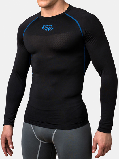 Peresvit Air Motion Long Sleeve Black Blue, Photo No. 2