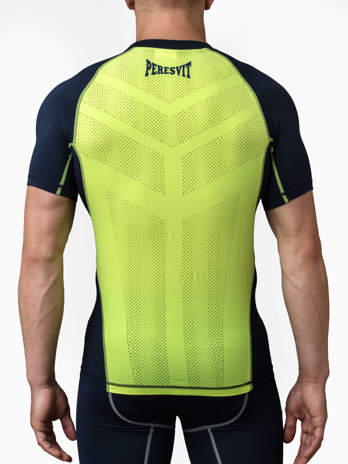 Peresvit Air Motion Short Sleeve Navy Flu Yellow