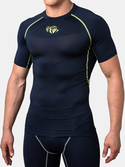 Peresvit Air Motion Short Sleeve Navy Flu Yellow, Photo № 2