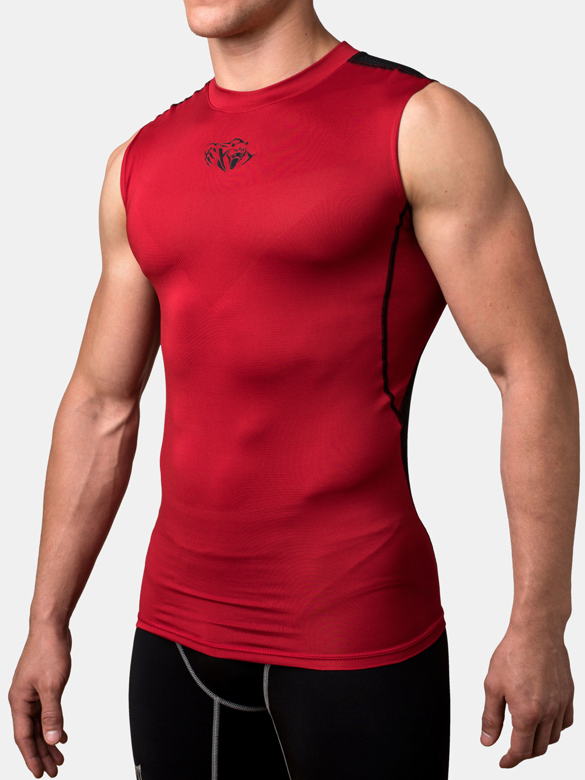 Peresvit Air Motion Sleeveless Red Black, Photo No. 2