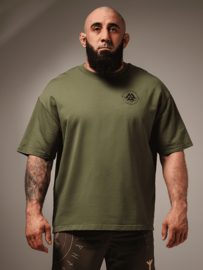 Oversized Ethos T-shirt Dust Sage, Photo № 2