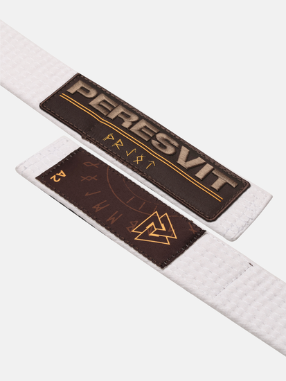Pas Focus Premium do BJJ, biały