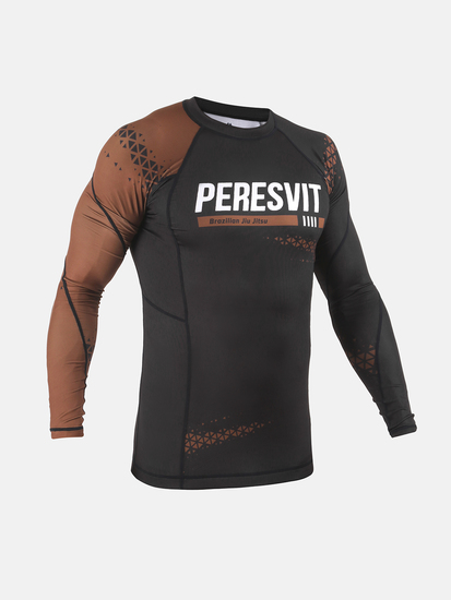 Peresvit Ranked Rashguard Longsleeve Brown