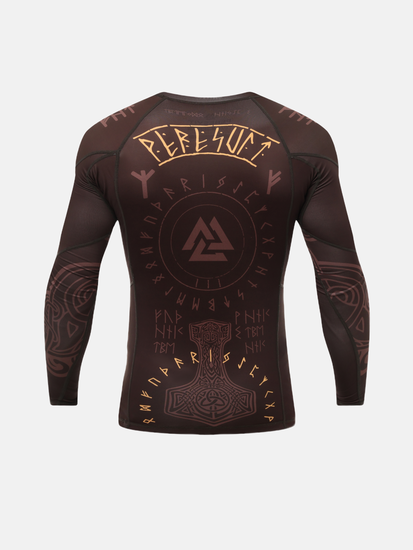 Valhalla Rashguard Long Sleeve Brute Brown, Photo № 2