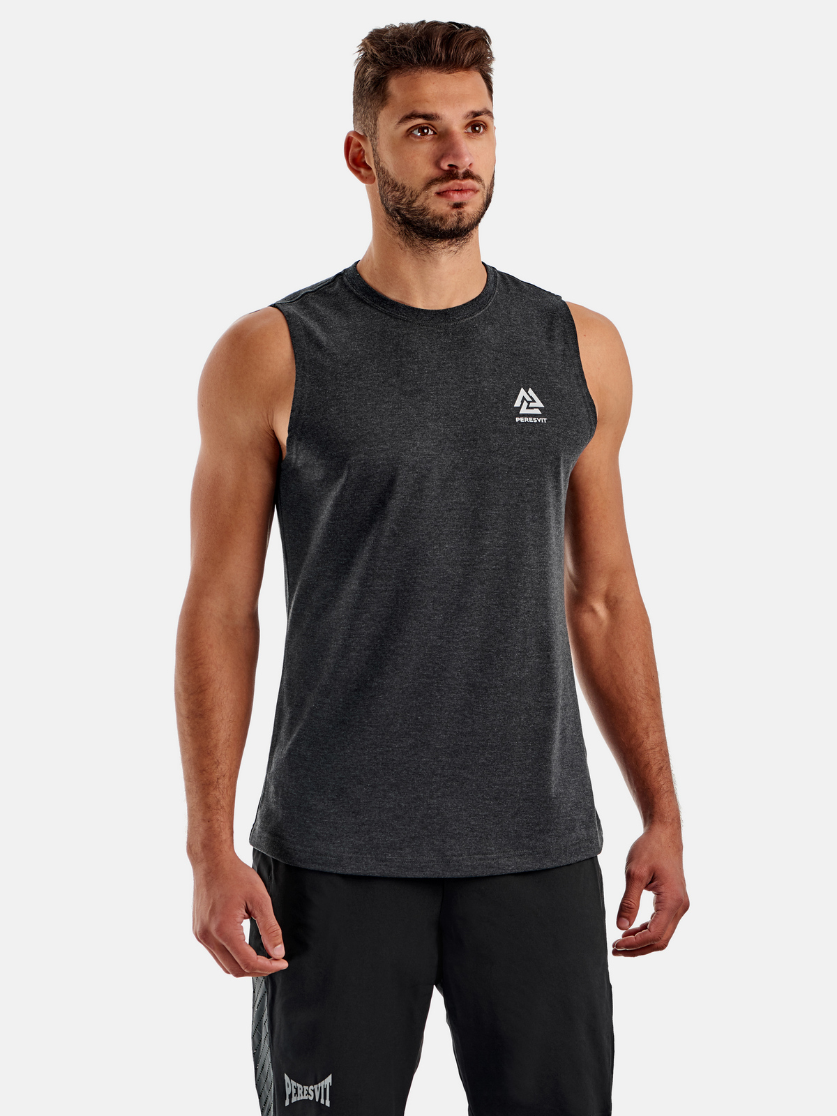 Peresvit Dynamic Cotton Sleeveless Carbon Heather