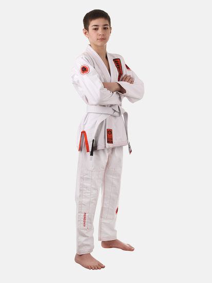 Peresvit Kids BJJ Gi Advance White, Photo No. 3