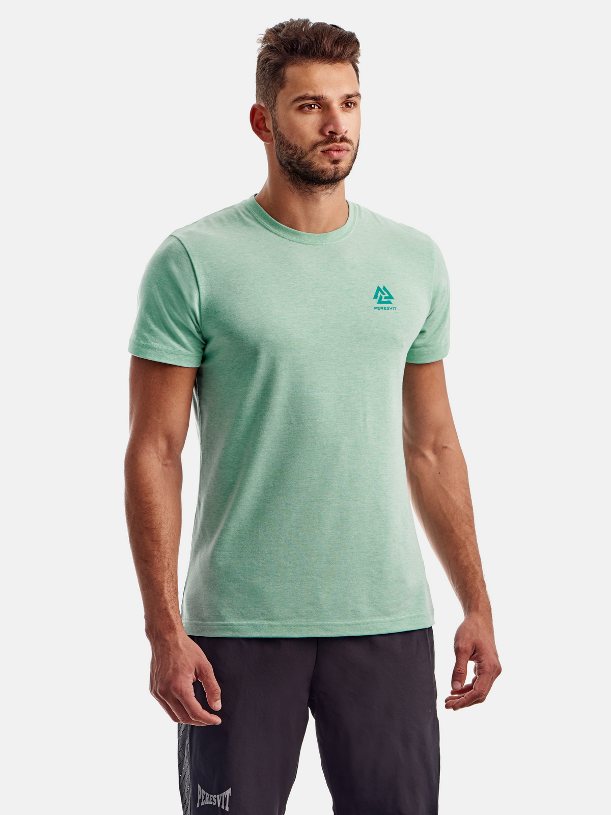 Peresvit Dynamic Cotton Short Sleeve T-shirt Heather Mint