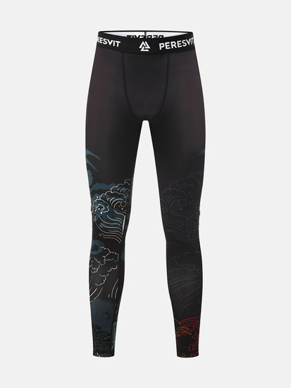 Peresvit Koi MMA Leggins Blue Orange Red, Photo № 3