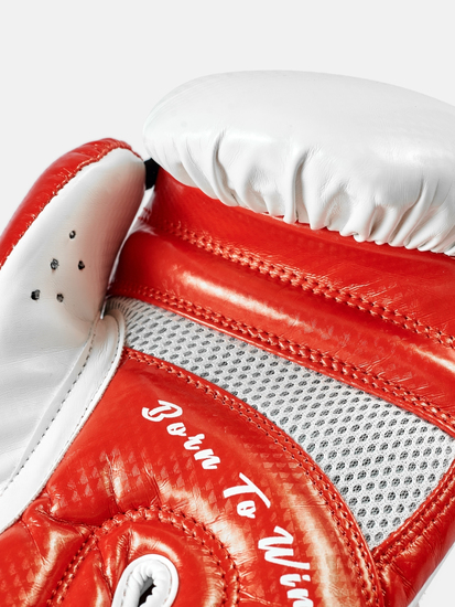 Peresvit Kids Boxing Gloves White Red, Photo No. 5