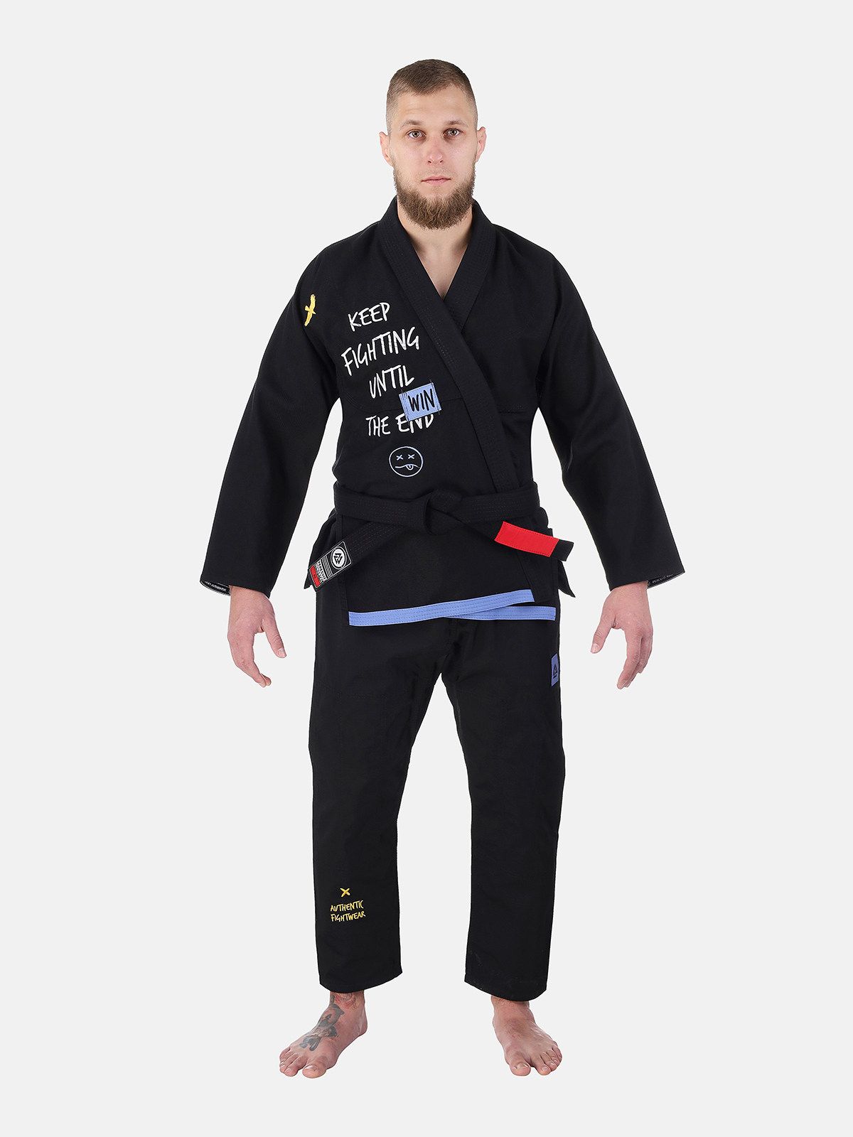 Peresvit Keep Fighting Gi for Adults Black